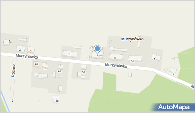 Murzynówko, Murzynówko, 5, mapa Murzynówko