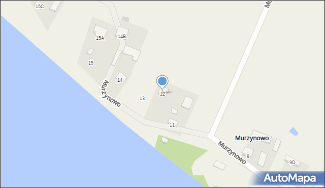 Murzynowo, Murzynowo, 12, mapa Murzynowo