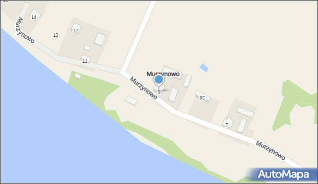 Murzynowo, Murzynowo, 9, mapa Murzynowo