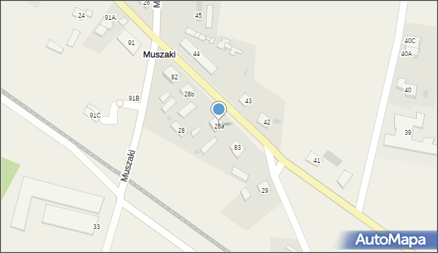 Muszaki, Muszaki, 28a, mapa Muszaki