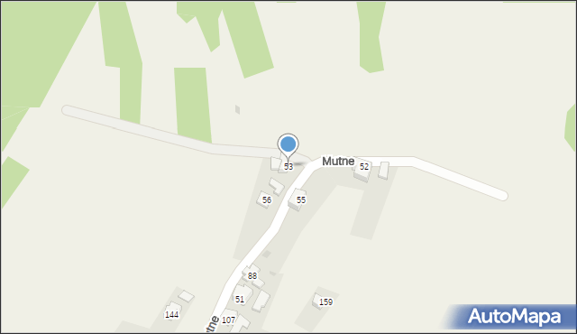 Mutne, Mutne, 53, mapa Mutne