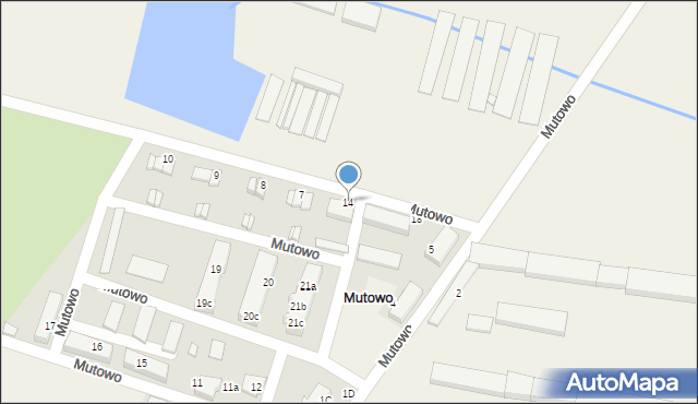 Mutowo, Mutowo, 14, mapa Mutowo
