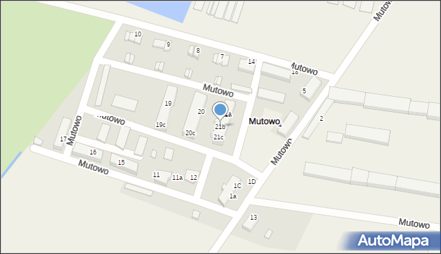 Mutowo, Mutowo, 21b, mapa Mutowo