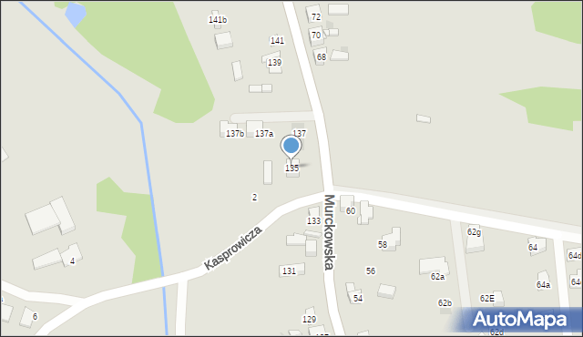 Mysłowice, Murckowska, 135, mapa Mysłowice