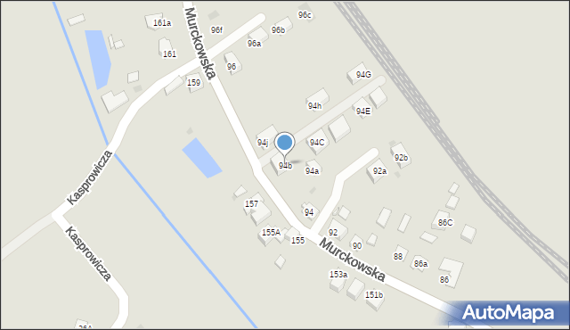 Mysłowice, Murckowska, 94b, mapa Mysłowice