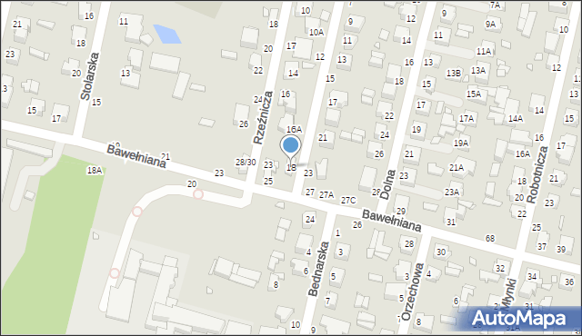 Piotrków Trybunalski, Murarska, 18, mapa Piotrków Trybunalski