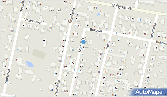 Piotrków Trybunalski, Murarska, 5, mapa Piotrków Trybunalski