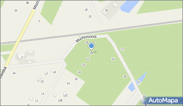 Piotrkowice, Muchomorka, 24, mapa Piotrkowice