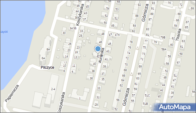 Wrocław, Murarska, 42, mapa Wrocławia