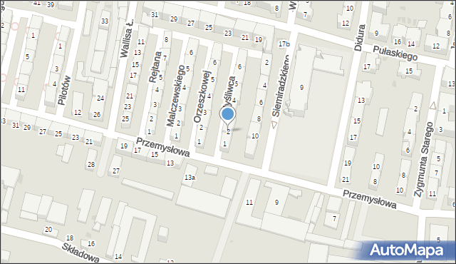 Bytom, Myśliwca Serafina, por., 2, mapa Bytomia