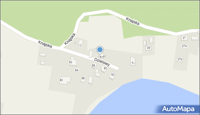 Drogomyśl, Myśliwska, 3, mapa Drogomyśl