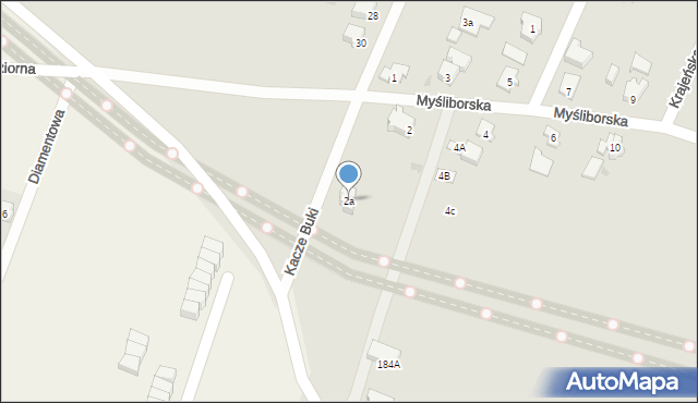 Gdańsk, Myśliborska, 2a, mapa Gdańska