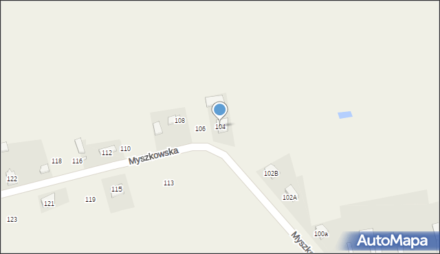 Góra Włodowska, Myszkowska, 104, mapa Góra Włodowska