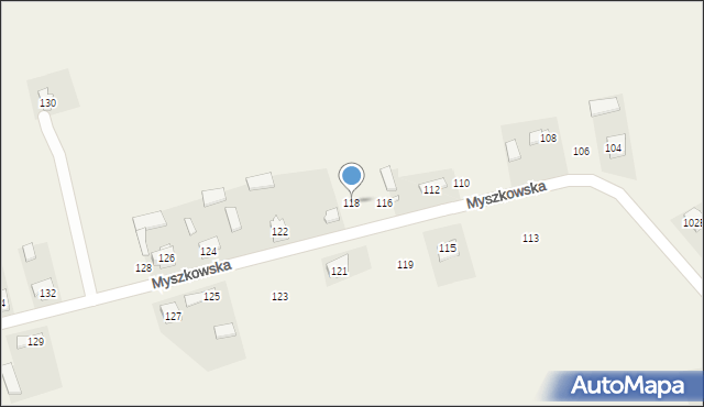 Góra Włodowska, Myszkowska, 118, mapa Góra Włodowska