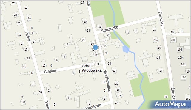 Góra Włodowska, Myszkowska, 15, mapa Góra Włodowska