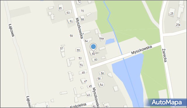 Góra Włodowska, Myszkowska, 62, mapa Góra Włodowska