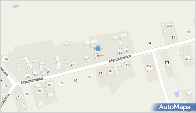 Góra Włodowska, Myszkowska, 90, mapa Góra Włodowska