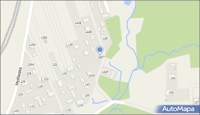 Horyniec-Zdrój, Myśliwska, 144, mapa Horyniec-Zdrój