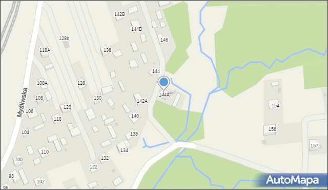 Horyniec-Zdrój, Myśliwska, 144A, mapa Horyniec-Zdrój