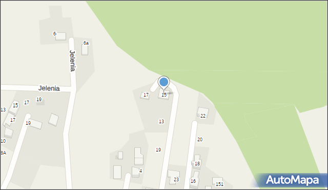 Jankowice, Myśliwska, 15, mapa Jankowice