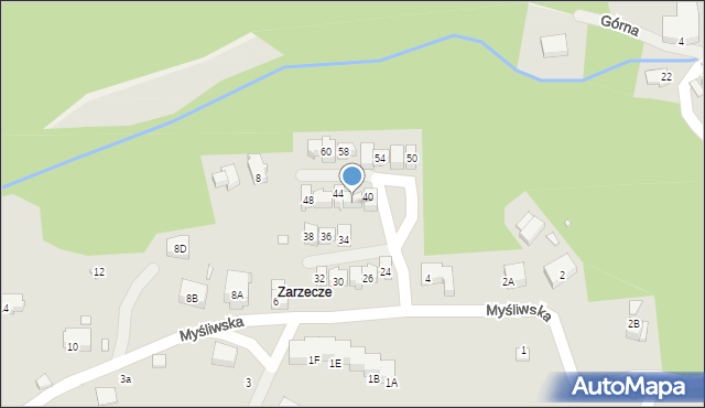 Karpacz, Myśliwska, 42, mapa Karpacz