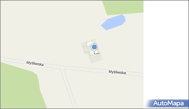 Licze, Myśliwska, 7, mapa Licze