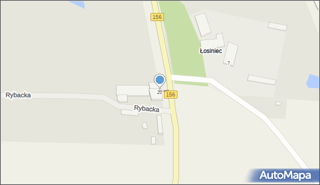 Lipiany, Myśliborska, 20, mapa Lipiany