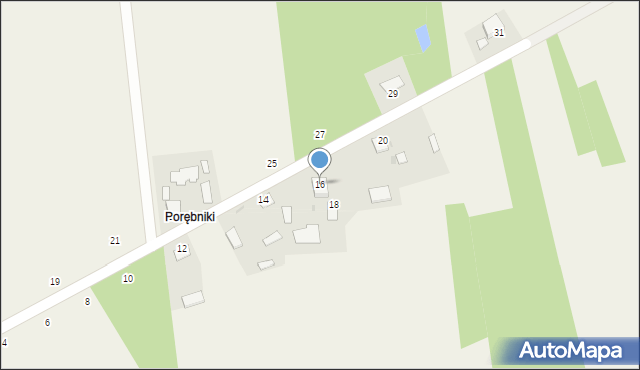 Marki, Myśliwska, 16, mapa Marki