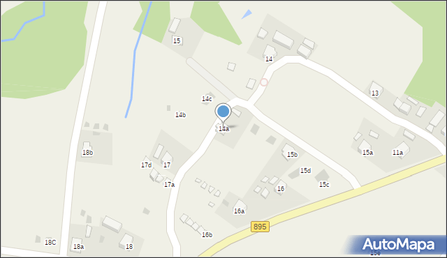 Myczków, Myczków, 14a, mapa Myczków