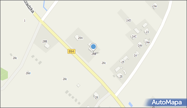 Myczków, Myczków, 26B, mapa Myczków