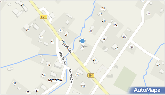 Myczków, Myczków, 45, mapa Myczków