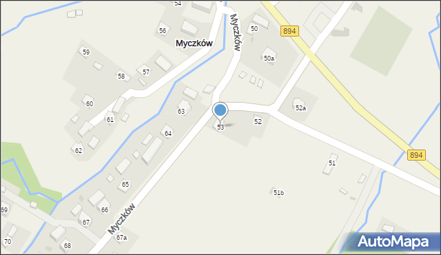 Myczków, Myczków, 53, mapa Myczków