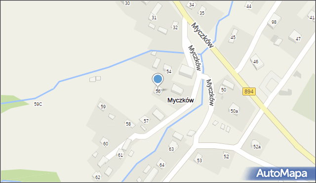 Myczków, Myczków, 56, mapa Myczków