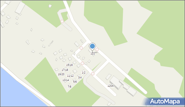 Myczkowce, Myczkowce, 121, mapa Myczkowce