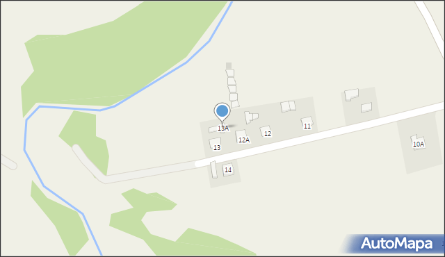 Myczkowce, Myczkowce, 13A, mapa Myczkowce