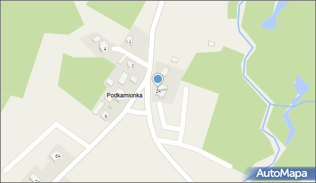 Myczkowce, Myczkowce, 2A, mapa Myczkowce