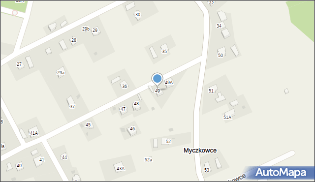 Myczkowce, Myczkowce, 49, mapa Myczkowce