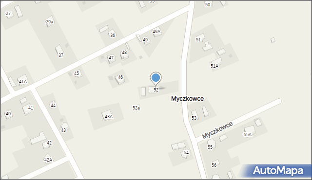 Myczkowce, Myczkowce, 52, mapa Myczkowce