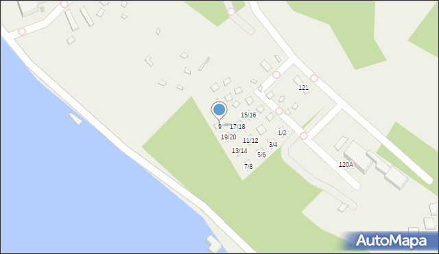 Myczkowce, Myczkowce, 9, mapa Myczkowce