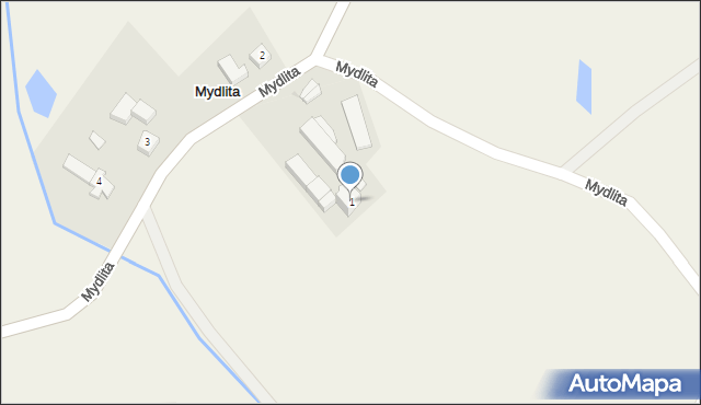 Mydlita, Mydlita, 1, mapa Mydlita