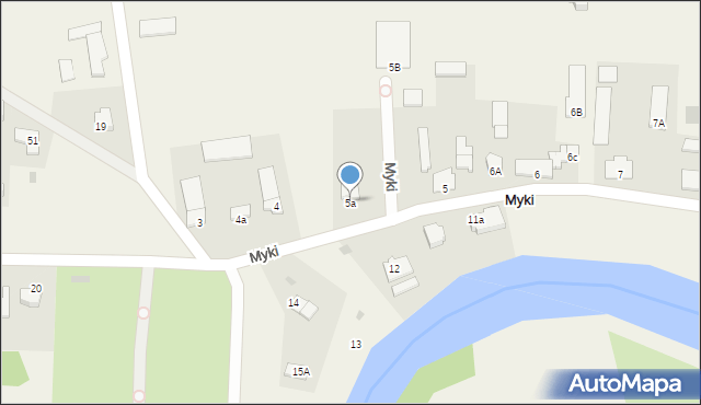 Myki, Myki, 5a, mapa Myki
