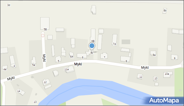 Myki, Myki, 6c, mapa Myki