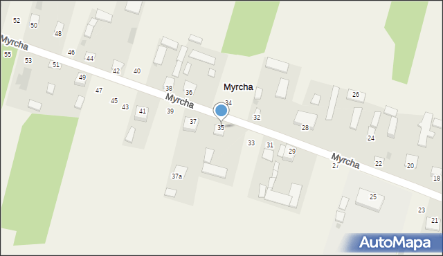 Myrcha, Myrcha, 35, mapa Myrcha