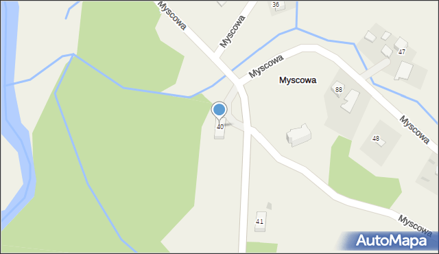 Myscowa, Myscowa, 40, mapa Myscowa
