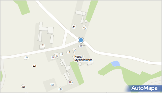 Mysiakowiec, Mysiakowiec, 16, mapa Mysiakowiec