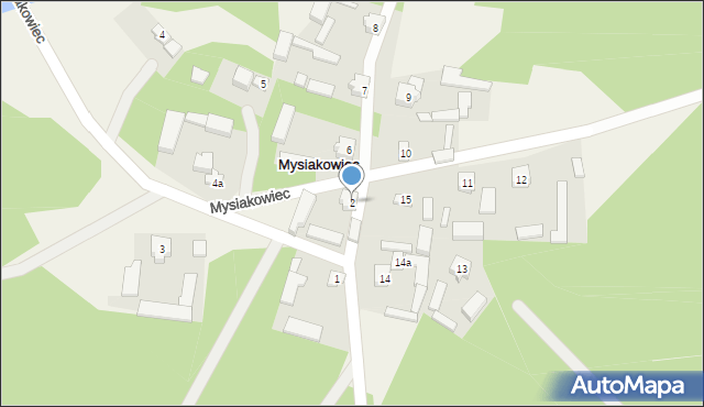 Mysiakowiec, Mysiakowiec, 2, mapa Mysiakowiec