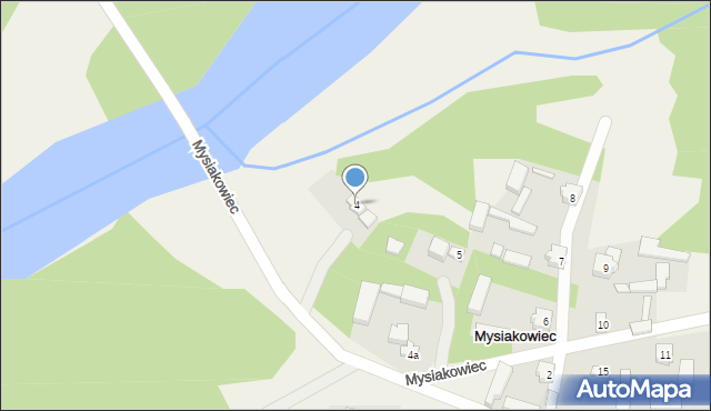 Mysiakowiec, Mysiakowiec, 4, mapa Mysiakowiec