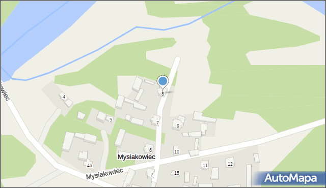 Mysiakowiec, Mysiakowiec, 8, mapa Mysiakowiec