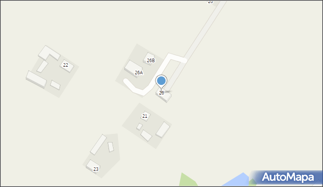 Myśliborzyce, Myśliborzyce, 26, mapa Myśliborzyce