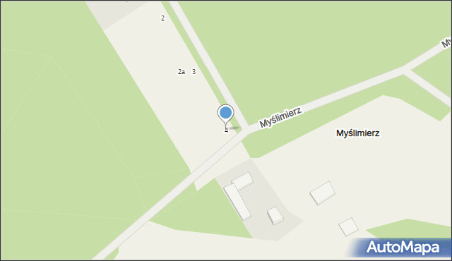 Myślimierz, Myślimierz, 4, mapa Myślimierz